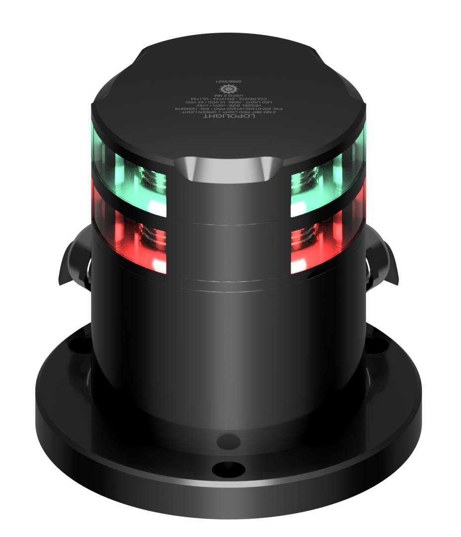 3nm 360° Red + 360° Green, black anodized 3nm 360° Red + 360° Green, black anodized